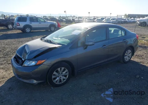 2012 Honda Civic Lx from USA, damaged, VIN 2HGFB2F55CH522059